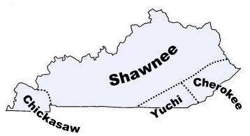 Cherokee map of kentukcy